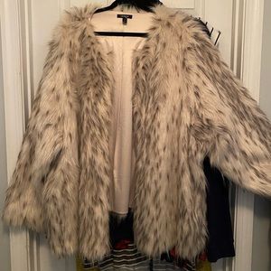 Faux fur jacket